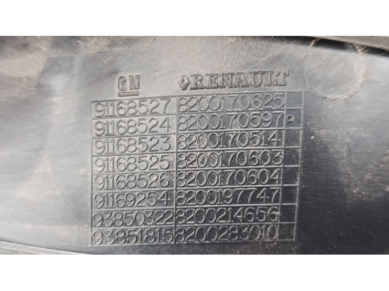 Recambio de maneta exterior puerta delantera derecha para nissan primastar furgoneta (x83) 2.5 dci 140 referencia OEM IAM 911685