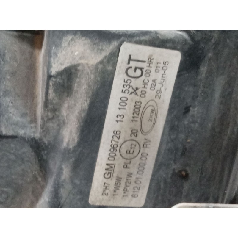 Recambio de faro izquierdo para opel corsa c (x01) 1.3 cdti (f08, f68) referencia OEM IAM 0096726  