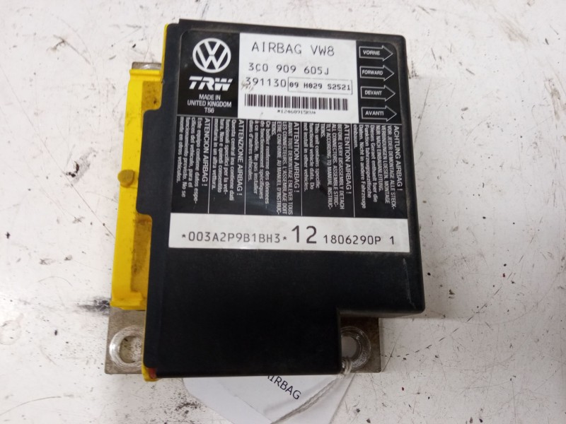 Recambio de centralita airbag para volkswagen passat b6 (3c2) 2.0 tdi referencia OEM IAM 3C0909605J  