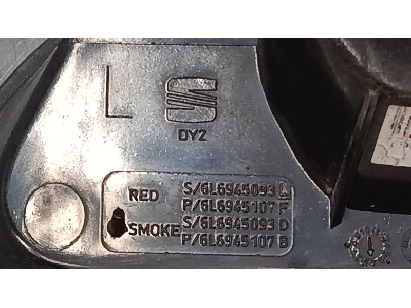 Recambio de piloto trasero porton izquierdo para seat ibiza iii (6l1) 1.4 16v referencia OEM IAM 6L6945093  