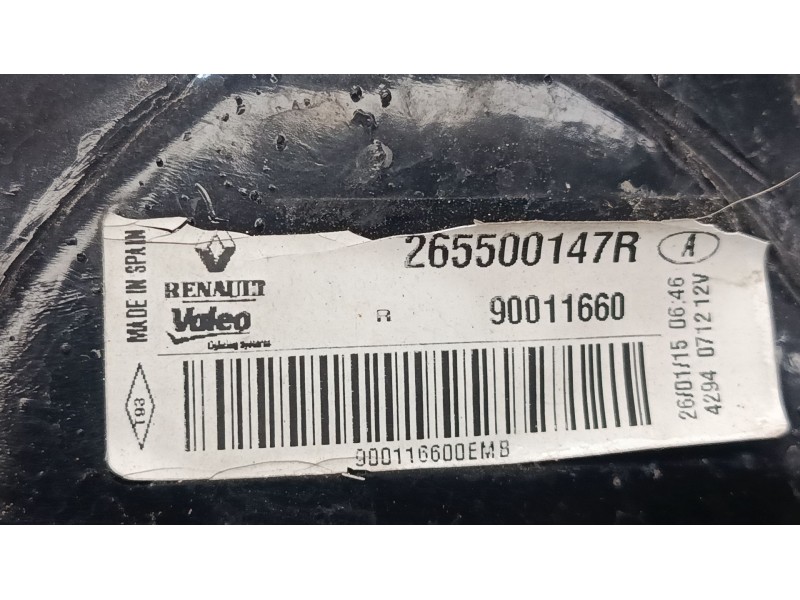 Recambio de piloto trasero porton derecho para renault megane iii hatchback (bz0/1_, b3_) 1.5 dci (bz1g, bz1w, bz0r) referencia 