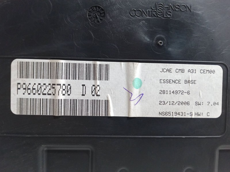 Recambio de cuadro instrumentos para citroën c3 i (fc_, fn_) 1.4 i referencia OEM IAM P9660225780D02  281149726