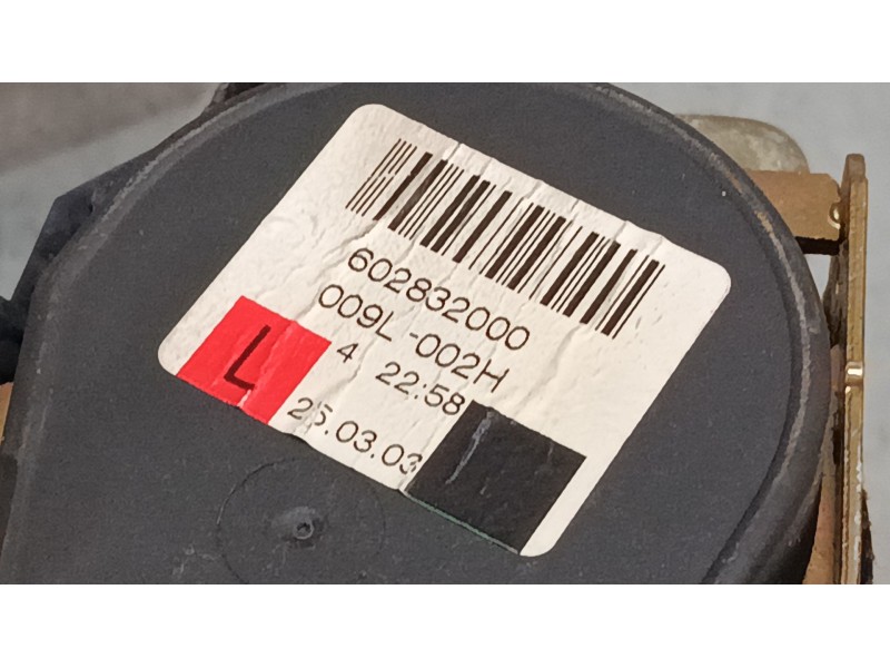 Recambio de cinturon seguridad delantero izquierdo para ford fusion (ju_) 1.6 referencia OEM IAM 602832000  