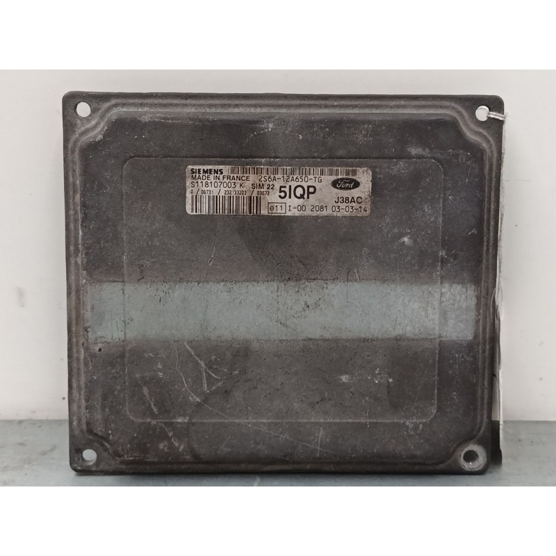 Recambio de centralita motor uce para ford fusion (ju_) 1.6 referencia OEM IAM S118107003K 2S6A12A650TG J38AC