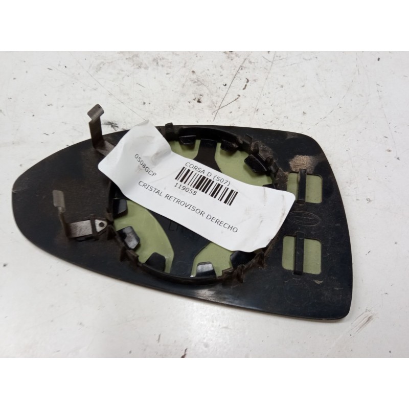 Recambio de cristal retrovisor derecho para opel corsa d (s07) 1.2 (l08, l68) referencia OEM IAM   