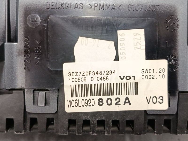 Recambio de cuadro instrumentos para seat ibiza iii (6l1) 1.9 tdi referencia OEM IAM 110080104029A  