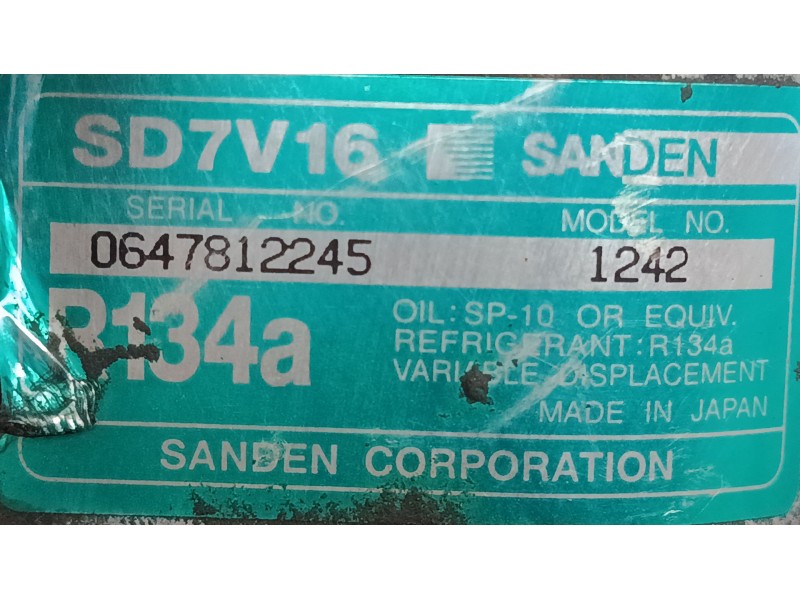 Recambio de compresor a/a para citroën c5 i (dc_) 1.8 16v (dc6fzb, dc6fze) referencia OEM IAM SD7V16  