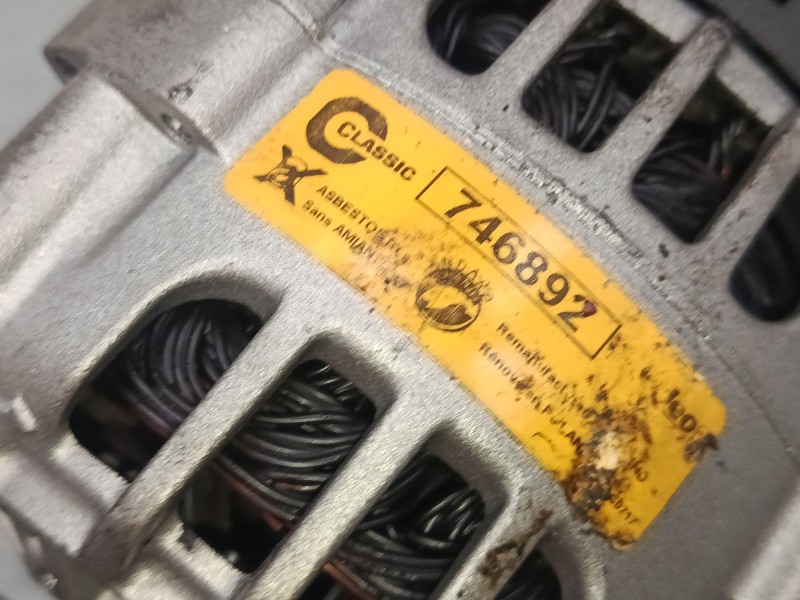 Recambio de alternador para citroën c5 i (dc_) 1.8 16v (dc6fzb, dc6fze) referencia OEM IAM 746892  