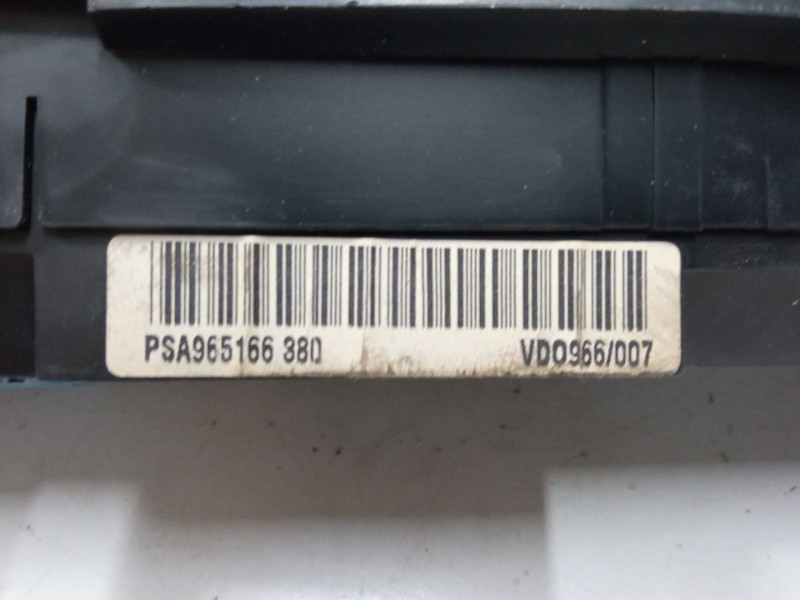 Recambio de cuadro instrumentos para citroën xsara picasso (n68) 1.6 hdi referencia OEM IAM 965166380  