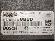 Recambio de centralita motor uce para ford fusion (ju_) 1.6 tdci referencia OEM IAM 5S6112A650ED 0281012249  2