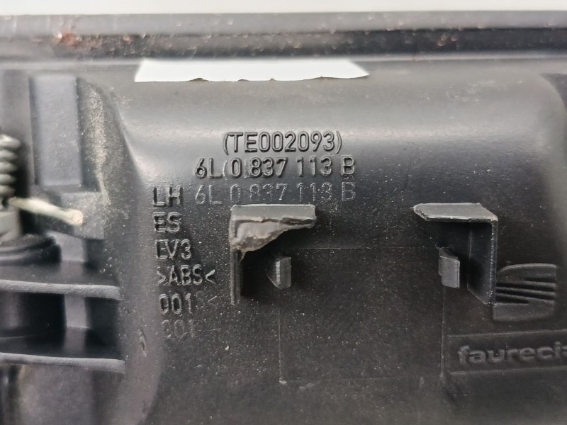 Recambio de maneta interior puerta delantera izquierda para seat ibiza iii (6l1) 1.4 16v referencia OEM IAM   