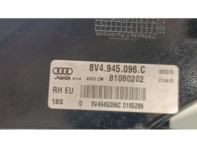 Recambio de piloto trasero derecho para audi a3 (8v1, 8vk) 1.6 tdi referencia OEM IAM 8V4945096  