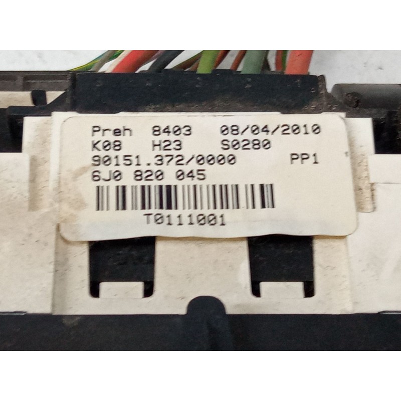 Recambio de mando calefaccion / a/a para seat ibiza iv sc (6j1, 6p5) 1.2 referencia OEM IAM 6J0820045  