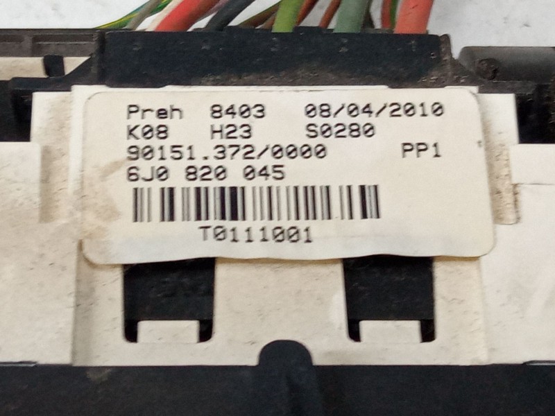 Recambio de mando calefaccion / a/a para seat ibiza iv sc (6j1, 6p5) 1.2 referencia OEM IAM 6J0820045  