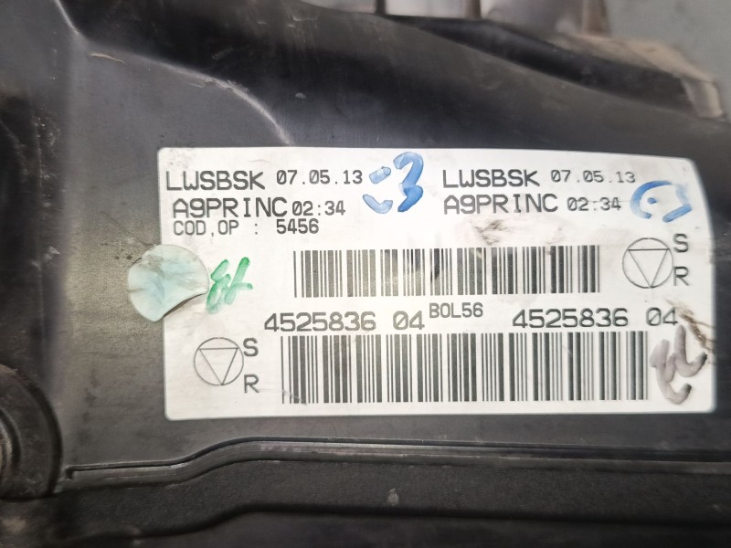 Recambio de bsm para peugeot 208 i (ca_, cc_) 1.4 hdi referencia OEM IAM 452583604  