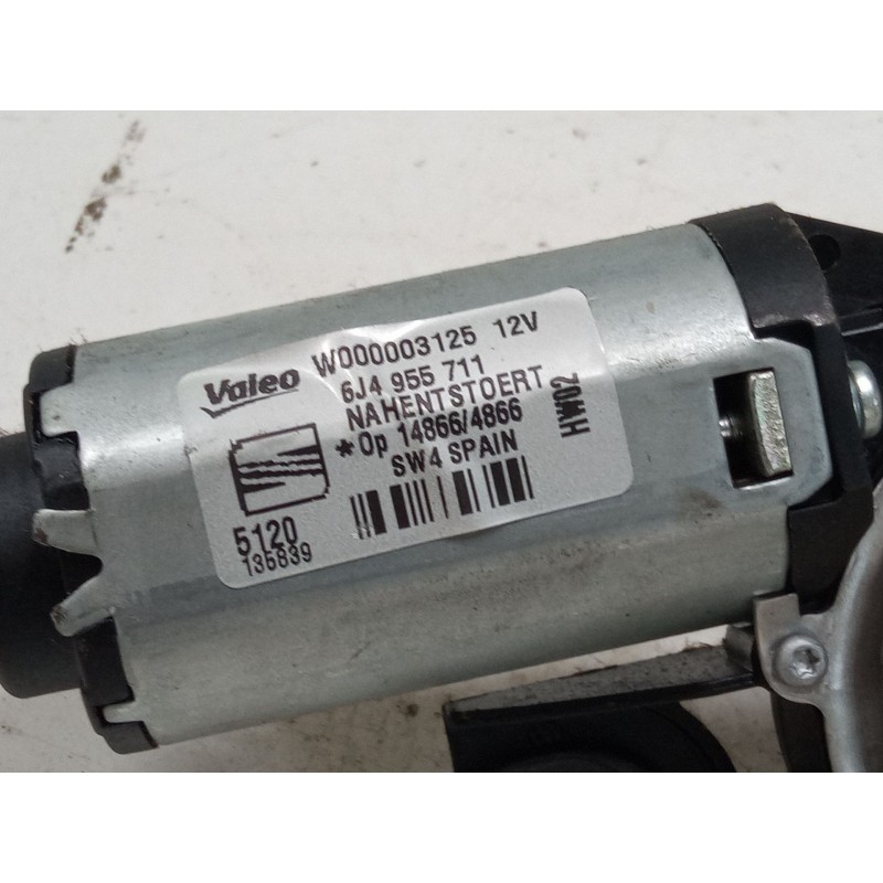 Recambio de motor limpia trasero para seat ibiza iv sc (6j1, 6p5) 1.2 referencia OEM IAM 6J4955711  