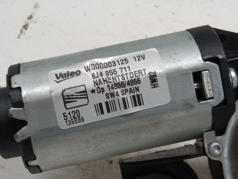 Recambio de motor limpia trasero para seat ibiza iv sc (6j1, 6p5) 1.2 referencia OEM IAM 6J4955711  