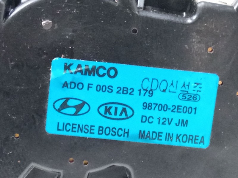 Recambio de motor limpia trasero para hyundai tucson (jm) 2.0 crdi referencia OEM IAM 987002E001  