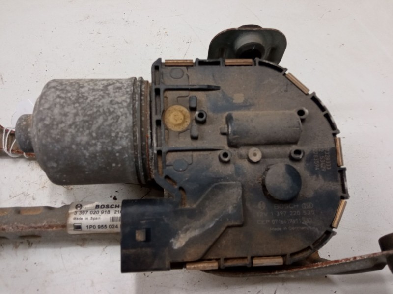 Recambio de motor limpiaparabrisas delantero derecho para seat leon (1p1) 1.6 referencia OEM IAM 1P0955024  