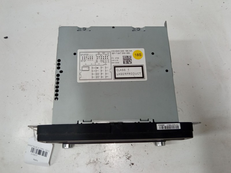 Recambio de radio para volkswagen golf plus v (5m1, 521) 1.4 tsi referencia OEM IAM 5M0035186AA  