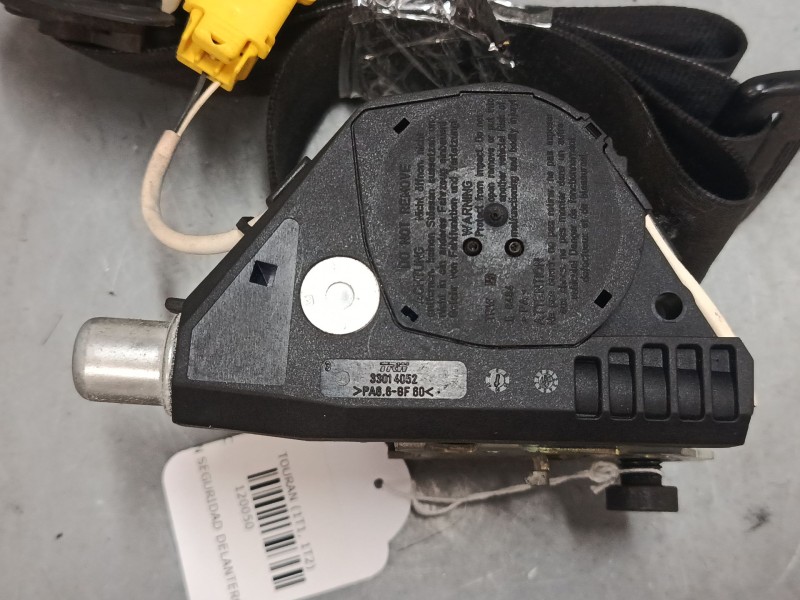Recambio de cinturon seguridad delantero izquierdo para volkswagen touran (1t1, 1t2) 1.9 tdi referencia OEM IAM 33014052  