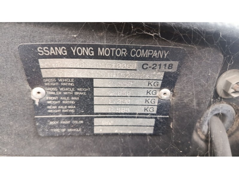 ssangyong rexton / rexton ii (gab_) del año 2004