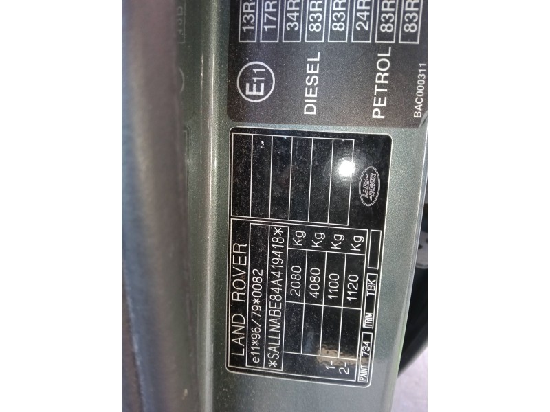 land rover freelander i (l314) del año 2004