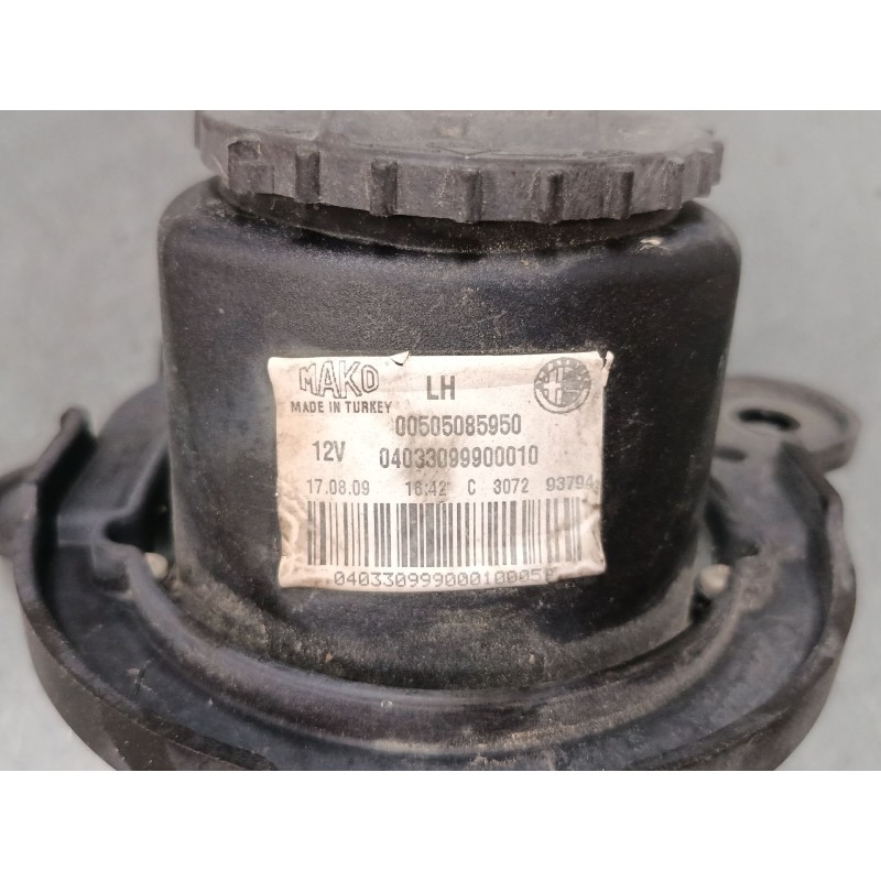Recambio de faro antiniebla izquierdo para alfa romeo mito (955_) 1.3 multijet (955axh1b, 955axt1a) referencia OEM IAM 505085950
