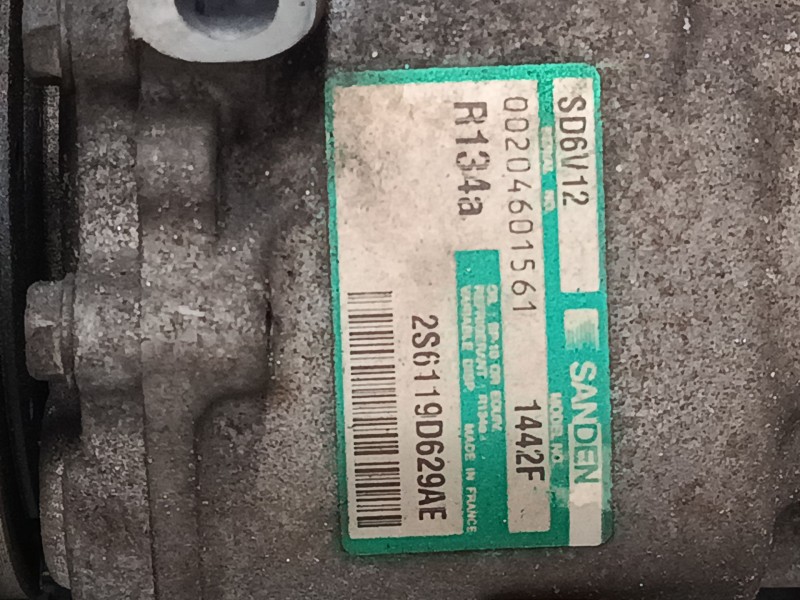 Recambio de compresor a/a para ford fusion (ju_) 1.4 tdci referencia OEM IAM 2S6119D629AE  