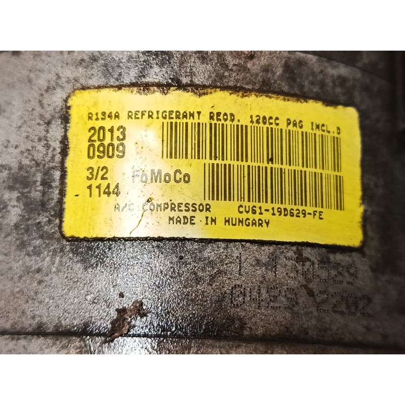 Recambio de compresor a/a para ford c-max ii (dxa/cb7, dxa/ceu) 1.0 ecoboost referencia OEM IAM CV6119D629FE  