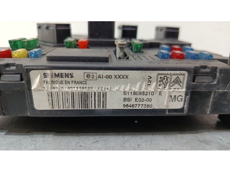Recambio de bsi para peugeot 206 hatchback (2a/c) 1.6 16v referencia OEM IAM 9646777380  