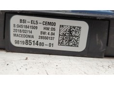 Recambio de bsi para opel crossland x / crossland (p17, p2qo) 1.2 (75) referencia OEM IAM 9819851480   2