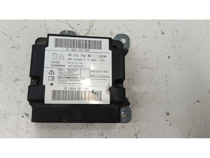 Recambio de centralita airbag para opel crossland x / crossland (p17, p2qo) 1.2 (75) referencia OEM IAM 9825276280  