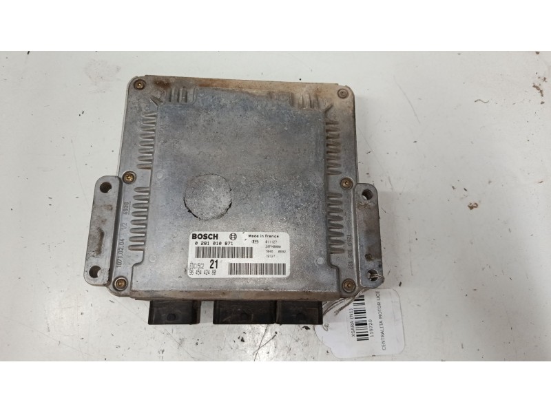 Recambio de centralita motor uce para citroën xsara (n1) 2.0 hdi 109 referencia OEM IAM 9645442480 0281010871 