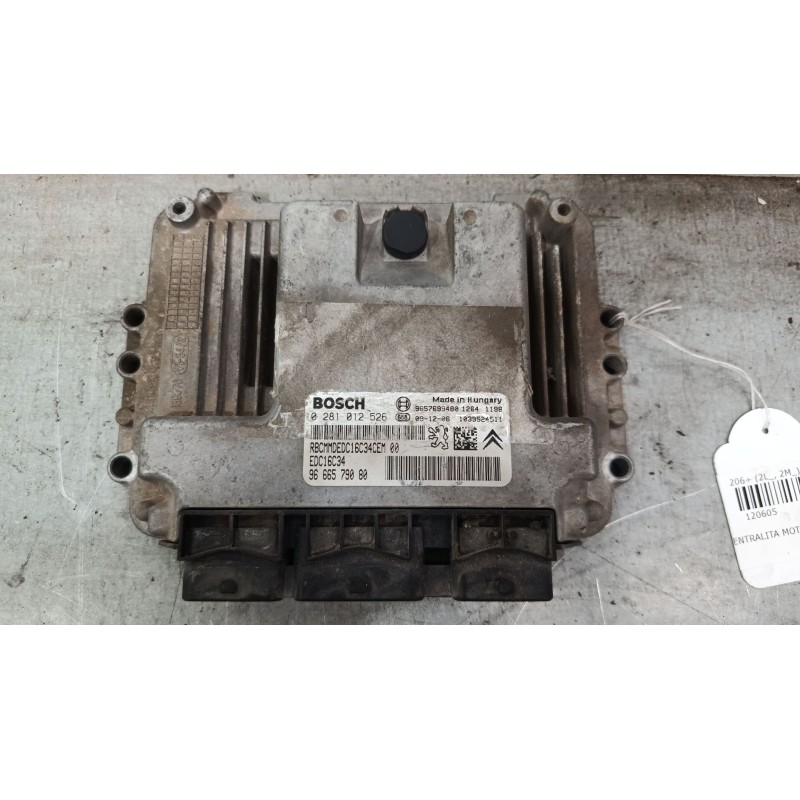 Recambio de centralita motor uce para peugeot 206+ (2l_, 2m_) 1.4 hdi eco 70 referencia OEM IAM 9666579080  