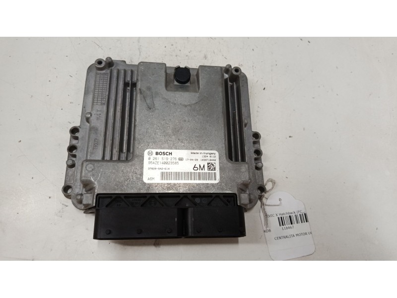 Recambio de centralita motor uce para honda civic x hatchback (fc_, fk_) 1.0 vtec referencia OEM IAM 378205AZ 95AZE140023585 