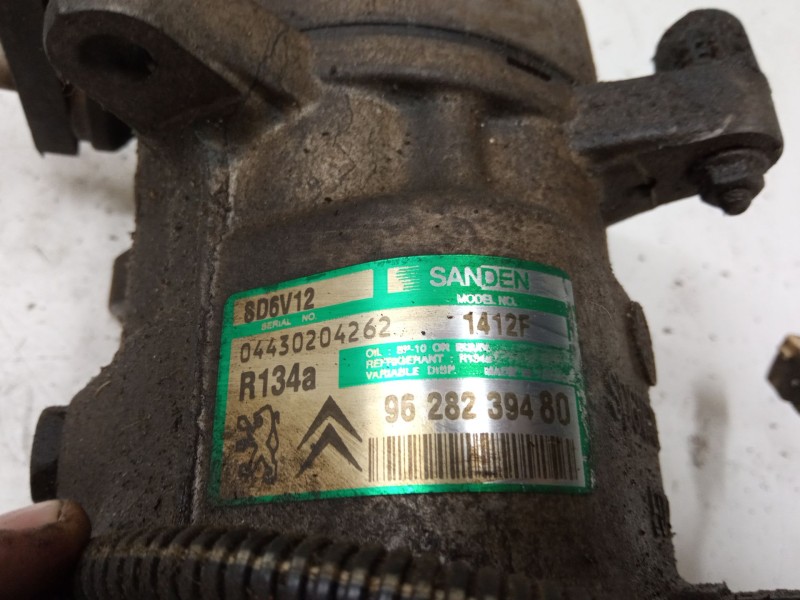 Recambio de compresor a/a para peugeot 206 hatchback (2a/c) 1.6 16v referencia OEM IAM 9628239480  