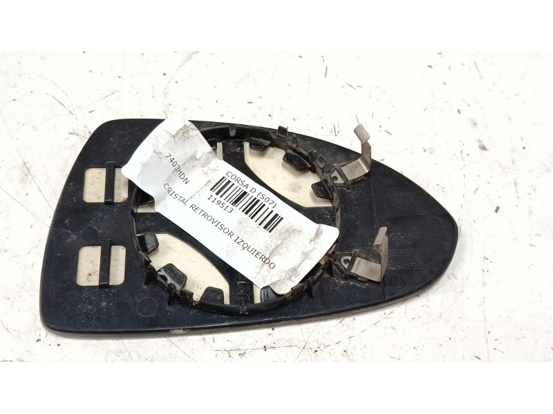 Recambio de cristal retrovisor izquierdo para opel corsa d (s07) 1.2 (l08, l68) referencia OEM IAM   