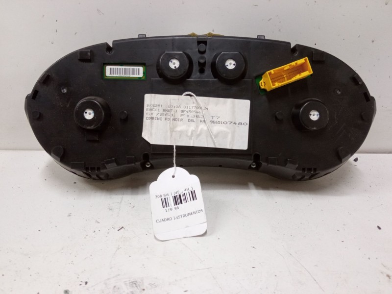 Recambio de cuadro instrumentos para peugeot 308 sw i (4e_, 4h_) 1.6 hdi referencia OEM IAM 96651074  