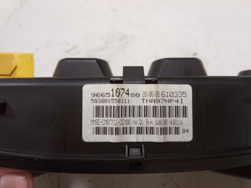 Recambio de cuadro instrumentos para peugeot 308 sw i (4e_, 4h_) 1.6 hdi referencia OEM IAM 96651074  
