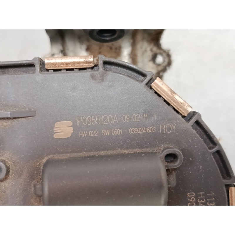 Recambio de motor limpiaparabrisas delantero derecho para seat leon (1p1) 1.9 tdi referencia OEM IAM 1p0955210a 1P0955024B 