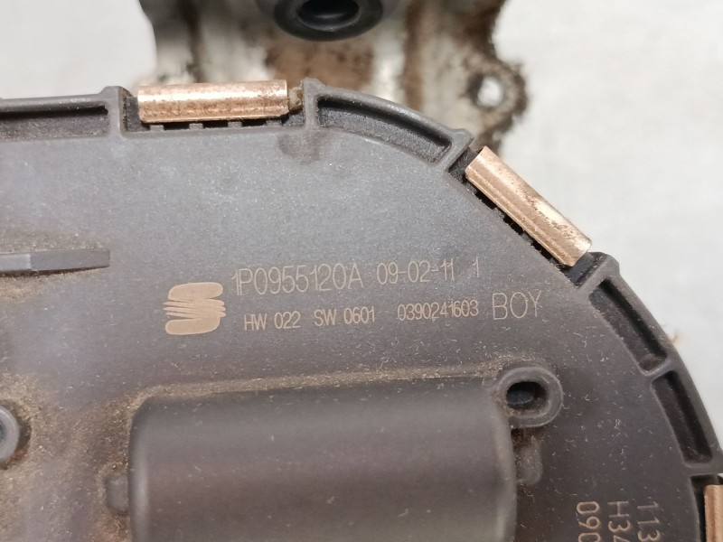 Recambio de motor limpiaparabrisas delantero derecho para seat leon (1p1) 1.9 tdi referencia OEM IAM 1p0955210a 1P0955024B 
