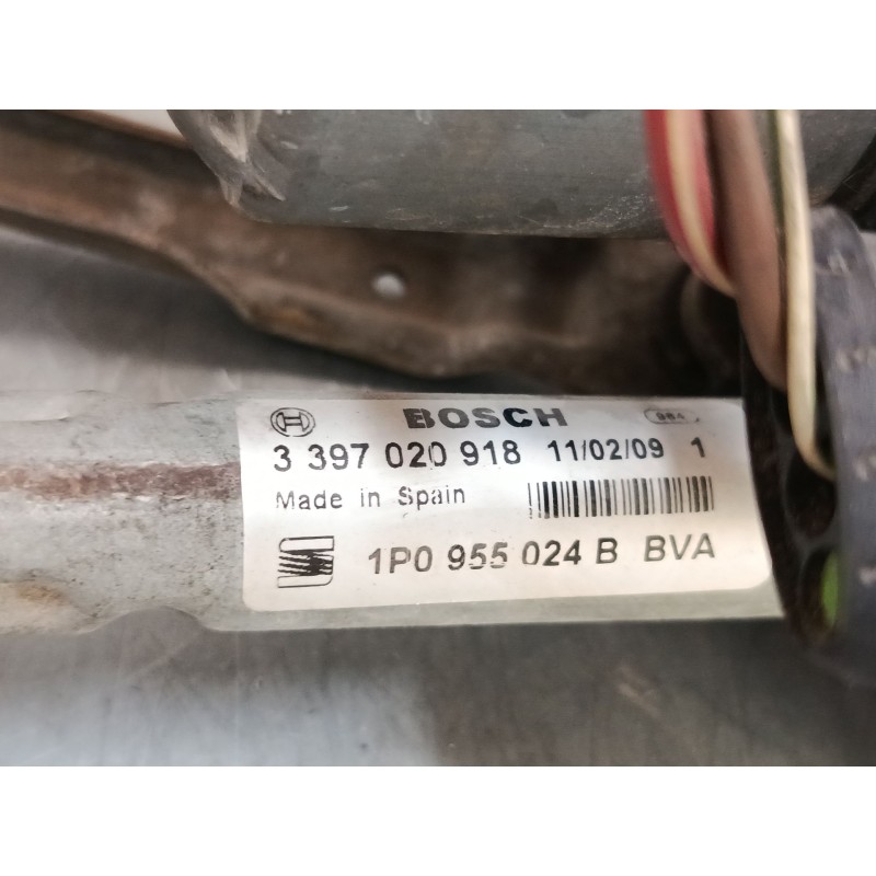 Recambio de motor limpiaparabrisas delantero derecho para seat leon (1p1) 1.9 tdi referencia OEM IAM 1p0955210a 1P0955024B 