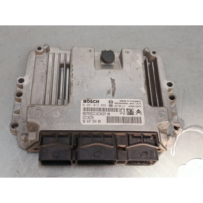 Recambio de centralita motor uce para peugeot 207/207+ (wa_, wc_) 1.6 hdi referencia OEM IAM 9663755480 0281013868 