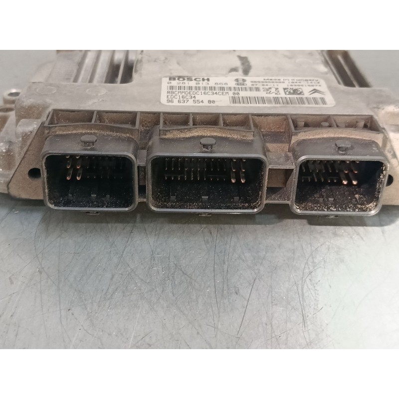 Recambio de centralita motor uce para peugeot 207/207+ (wa_, wc_) 1.6 hdi referencia OEM IAM 9663755480 0281013868 