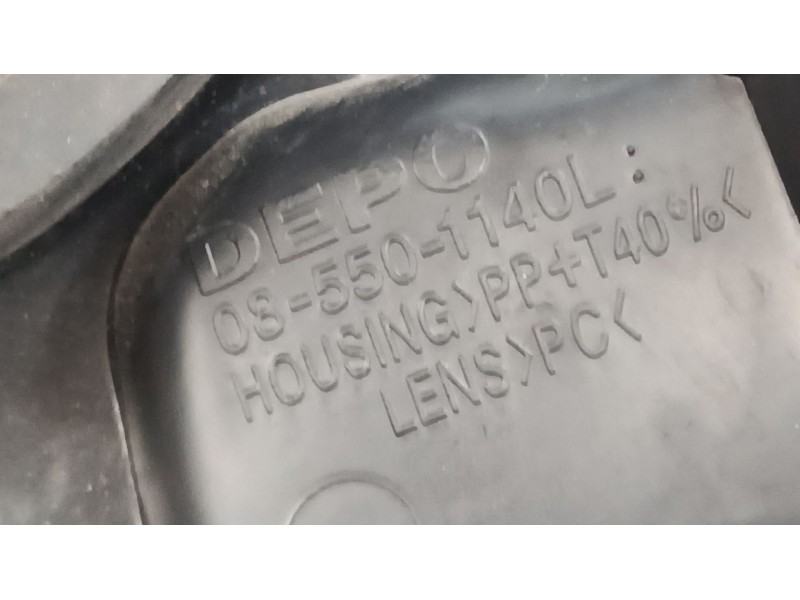 Recambio de faro izquierdo para peugeot 207/207+ (wa_, wc_) 1.6 hdi referencia OEM IAM 085501140L  