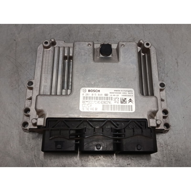 Recambio de centralita motor uce para peugeot 207/207+ (wa_, wc_) 1.6 hdi referencia OEM IAM 9674244680 0281015848 