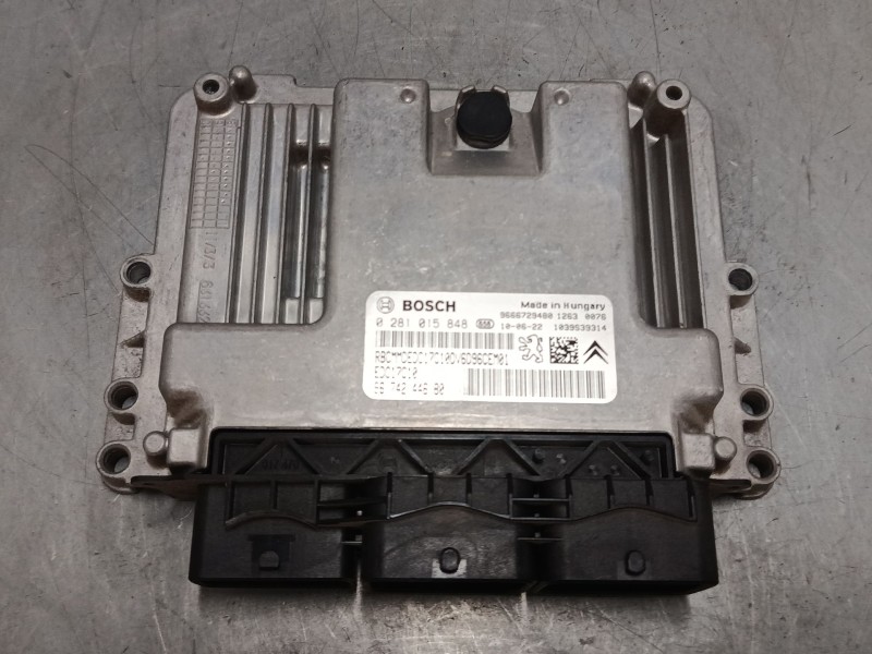 Recambio de centralita motor uce para peugeot 207/207+ (wa_, wc_) 1.6 hdi referencia OEM IAM 9674244680 0281015848 