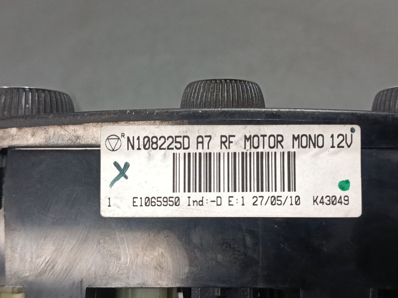 Recambio de mando calefaccion / a/a para peugeot 207/207+ (wa_, wc_) 1.6 hdi referencia OEM IAM N108225D  