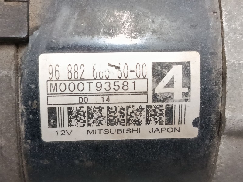 Recambio de motor arranque para peugeot 207/207+ (wa_, wc_) 1.6 hdi referencia OEM IAM 9688268580  